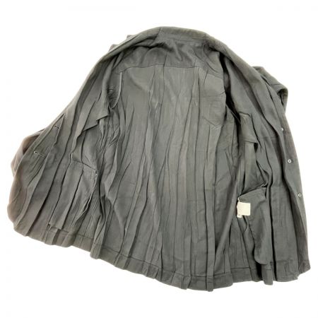  ISSEY MIYAKE イッセイミヤケ ジャケット size2 ミセス IM04FD919 ブラック