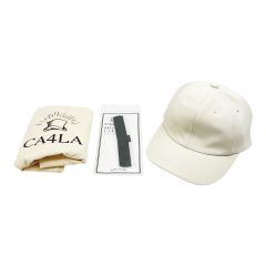  CA4LA カシラ キャップ 帽子 ライナー・布袋付 レディース ホワイト Bランク
