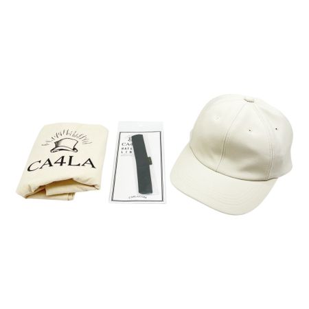  CA4LA カシラ キャップ 帽子 ライナー・布袋付 レディース ホワイト
