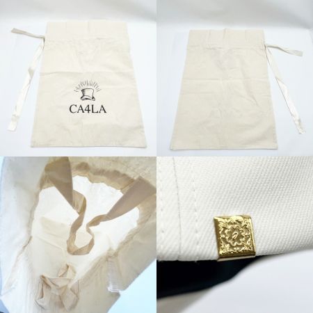  CA4LA カシラ キャップ 帽子 ライナー・布袋付 レディース ホワイト