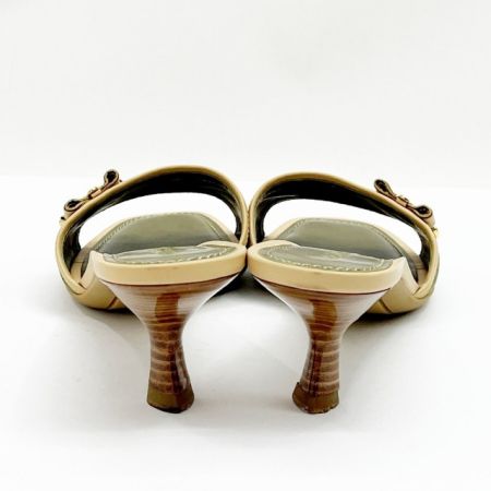  LOUIS VUITTON ルイヴィトン サンダル ミュール 37 1/2 AR0026 オリーブ