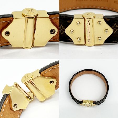  LOUIS VUITTON ルイヴィトン M6689 ブレスレット ブラスレスピリット 布袋付 M6689 ブラウン