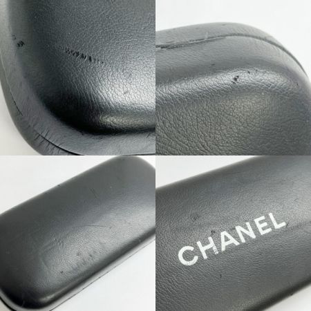  CHANEL シャネル マトラッセ サングラス ケース付 ブラック