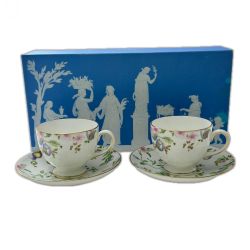 ◆◆ Wedgwood ウェッジウッド 洋食器 カップ&ソーサー 2Pセット SWEETPLUM Aランク