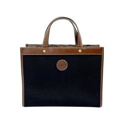 ◆◆ HUNTING WORLD ハンティングワールド キャンバス トートバッグ ブラック Bランク