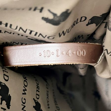  HUNTING WORLD ハンティングワールド キャンバス トートバッグ ブラック