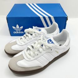 ◆◆ adidas アディダス SAMBA OG レザースニーカー SIZE 23.5cm IE3439 ホワイト Bランク
