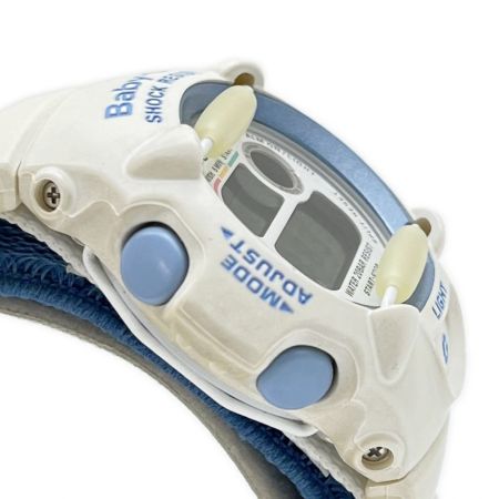  CASIO カシオ 腕時計 Baby-G クォーツ 本体のみナイロン ホワイト ライトブルー  BGX-110
