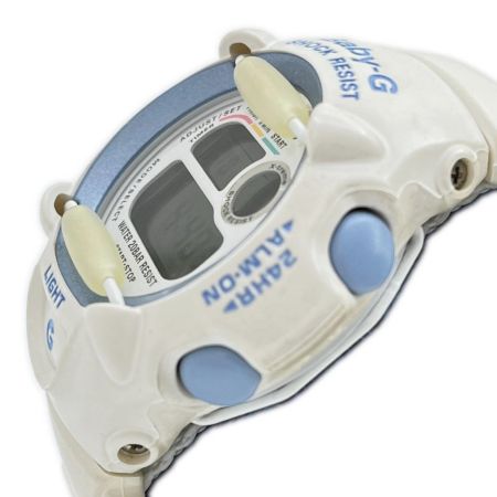  CASIO カシオ 腕時計 Baby-G クォーツ 本体のみナイロン ホワイト ライトブルー  BGX-110