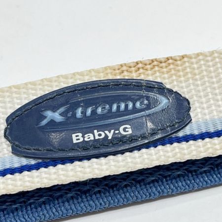  CASIO カシオ 腕時計 Baby-G クォーツ 本体のみナイロン ホワイト ライトブルー  BGX-110