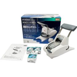 ◆◆ 紙針ホッチキスP-KISS15ピーキス15ホワイト PH-15DS/W ホッチキス 紙針ホッチキスP-KISS15ピーキス15 PH-15DS ホワイト Aランク