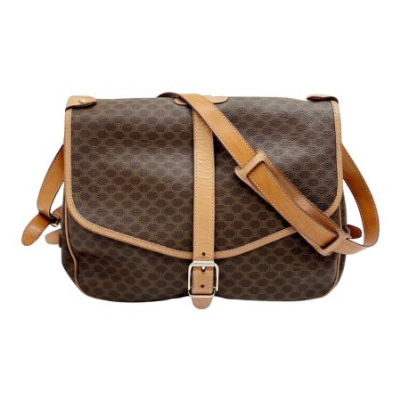  CELINE セリーヌ ショルダーバッグ マカダム  M93 ブラウン