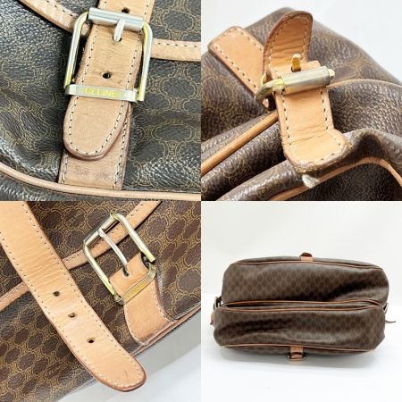  CELINE セリーヌ ショルダーバッグ マカダム  M93 ブラウン