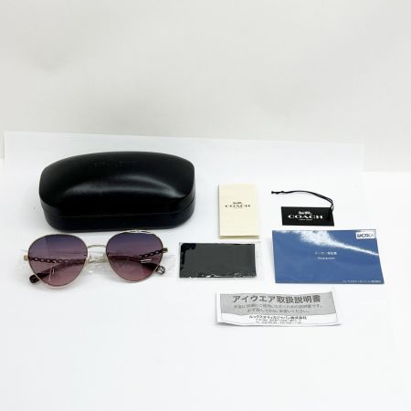  COACH コーチ サングラス ケース付 0HC7114 レッド