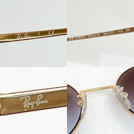  RAY-BAN レイバン サングラス 丸メガネ 0RB3769D ゴールド