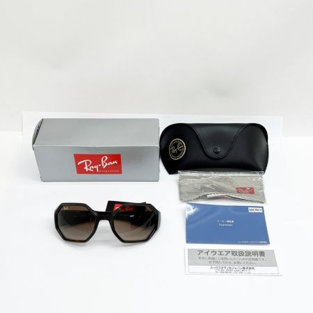  RAY-BAN レイバン セルフレーム ケース付 RB4337 ダークブラウン
