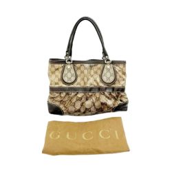 ◆◆ GUCCI グッチ ハンドバッグ GGクリスタル 223964 ブラウン Cランク