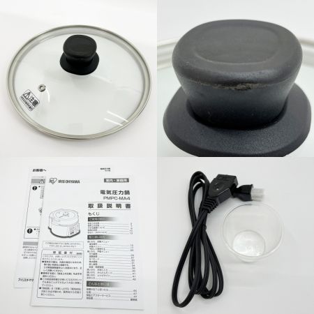  IRISOHYAMA アイリスオーヤマ 電気圧力鍋 4L  2021年製 PMPC-MA4 ブラック