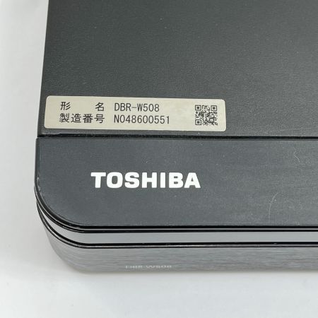  TOSHIBA 東芝 ブルーレイレコーダー 2018年製 リモコン付 DBR-W508