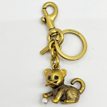  COACH コーチ クリーチャーパピーバッグチャーム 子ねこ CC569 IML38