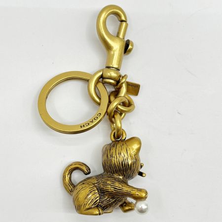  COACH コーチ クリーチャーパピーバッグチャーム 子ねこ CC569 IML38