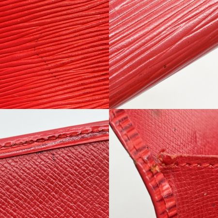  LOUIS VUITTON ルイヴィトン  エピ ポシェットポルトモネクレディ M63577 レッド