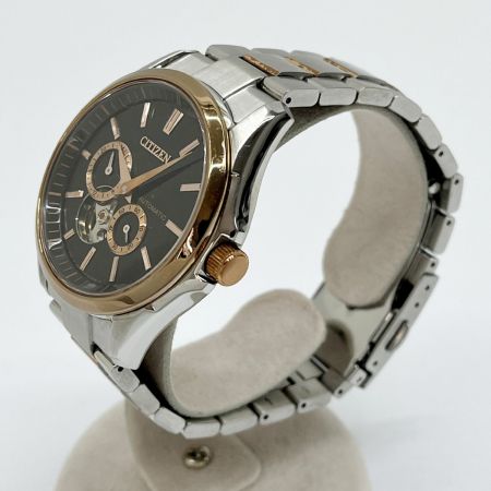  CITIZEN シチズン 腕時計 自動巻き ステンレススチール ブラック GN-4W.S