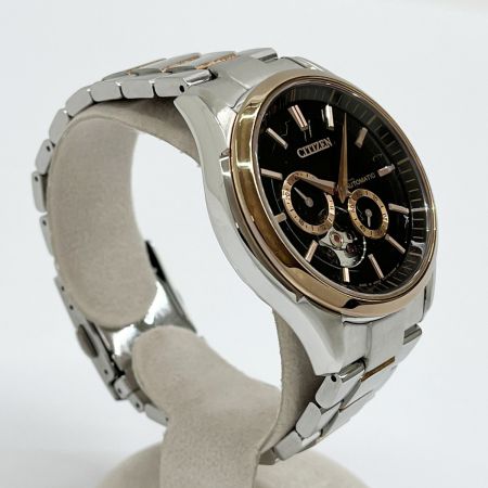  CITIZEN シチズン 腕時計 自動巻き ステンレススチール ブラック GN-4W.S