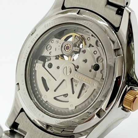  CITIZEN シチズン 腕時計 自動巻き ステンレススチール ブラック GN-4W.S