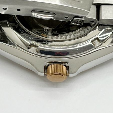  CITIZEN シチズン 腕時計 自動巻き ステンレススチール ブラック GN-4W.S