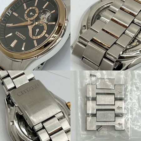  CITIZEN シチズン 腕時計 自動巻き ステンレススチール ブラック GN-4W.S