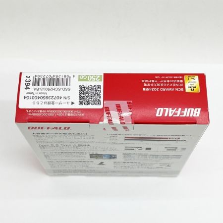  BUFFALO バッファロー 外付けSSD 250GB SD BUFFALO SSD-SCH250U3-BA