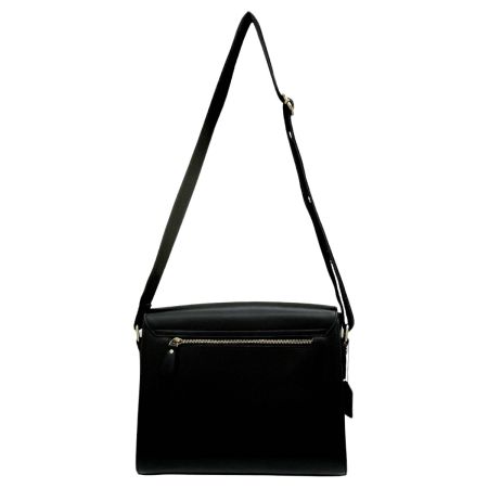  TIDING タイディング ショルダーバッグ レザー メッセンジャー ブラック