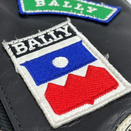  BALLY バリ バリー ボディーバッグ レザー ワッペン ブラック