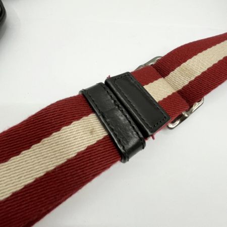  BALLY バリ バリー ボディーバッグ レザー ワッペン ブラック