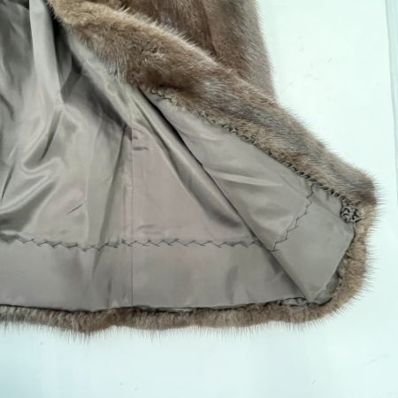  iwasaki イワサキ 岩さき 毛皮ハーフコート 13号 レディース アウター ブラウン