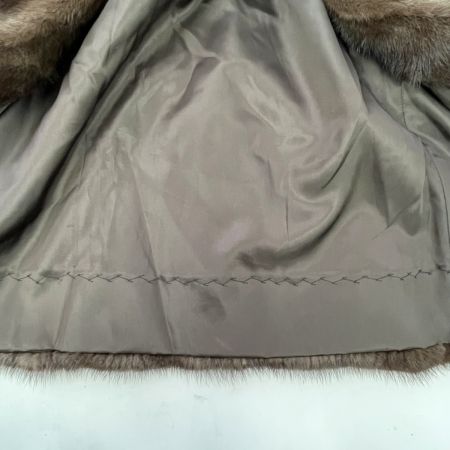  iwasaki イワサキ 岩さき 毛皮ハーフコート 13号 レディース アウター ブラウン