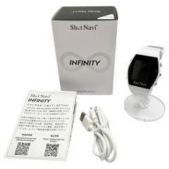 GPSゴルフナビ Infinity  GPSゴルフナビ 距離計 ホワイト Aランク
