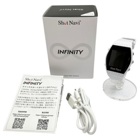  ShotNavi Infinity  GPSゴルフナビ 距離計 ホワイト