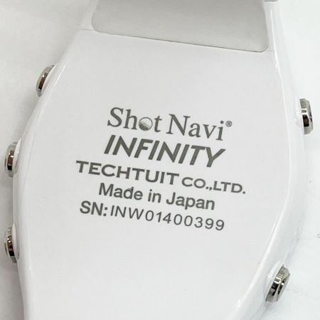  ShotNavi Infinity  GPSゴルフナビ 距離計 ホワイト