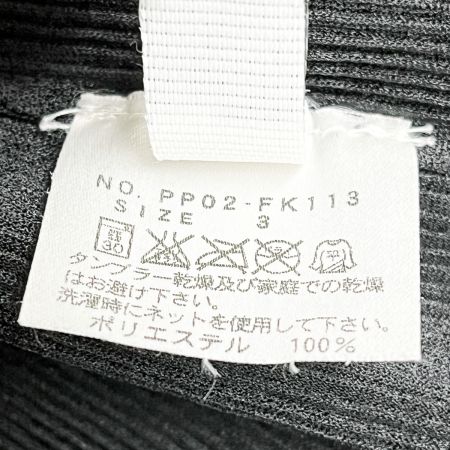  ISSEY MIYAKE イッセイミヤケ PP02-FK113 カットソー サイズ3  ブラック