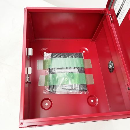  ナスタ 宅配ボックス 鍵・NOロック 350/275/140mm 15kg レッド
