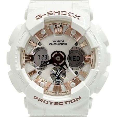  CASIO カシオ G-SHOCK デジアナウォッチ クォーツ ホワイト 2020年モデル GA-120LH