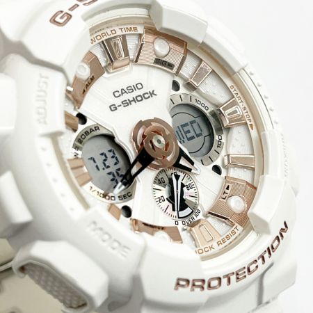  CASIO カシオ G-SHOCK デジアナウォッチ クォーツ ホワイト 2020年モデル GA-120LH