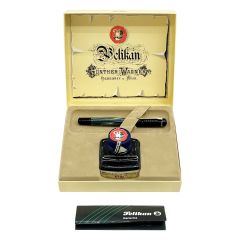  Pelikan ペリカン 万年筆セット ペン先 12C-500 インク・箱付 12K Bランク