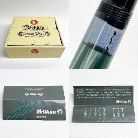  Pelikan ペリカン 万年筆セット ペン先 12C-500 インク・箱付