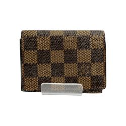 ◆◆ LOUIS VUITTON ルイヴィトン カードケース ダミエ アンヴェロップ・カルト ドゥ ヴィジット N62920 Cランク