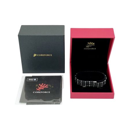   コアフォースループ 70 ブレスレット  ケース付 COREFORCE ﾌﾞﾗｯｸ