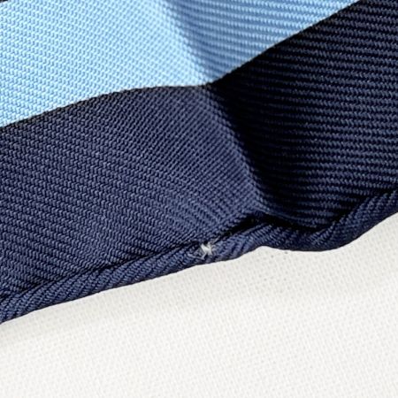  HERMES エルメス 大判スカーフ カレ90 シルク ネイビー