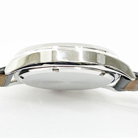  SEIKO セイコー 腕時計 クロノグラフ レザー シルバー メンズ 7T92-0MF0